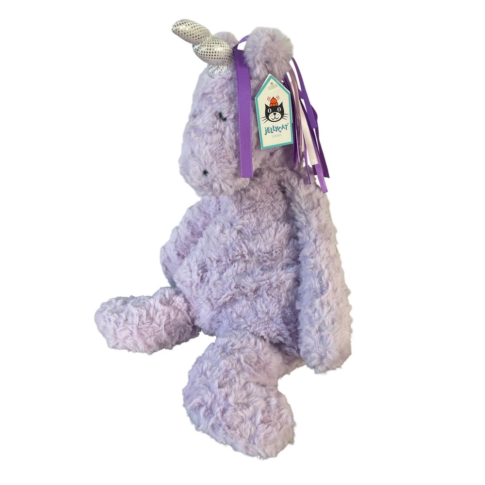 NWT Jellycat Charmed Sophia Unicorn Plush Purple Lavender SOP4UN Retired